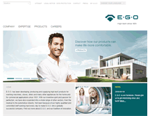 Tablet Screenshot of egoproducts.com